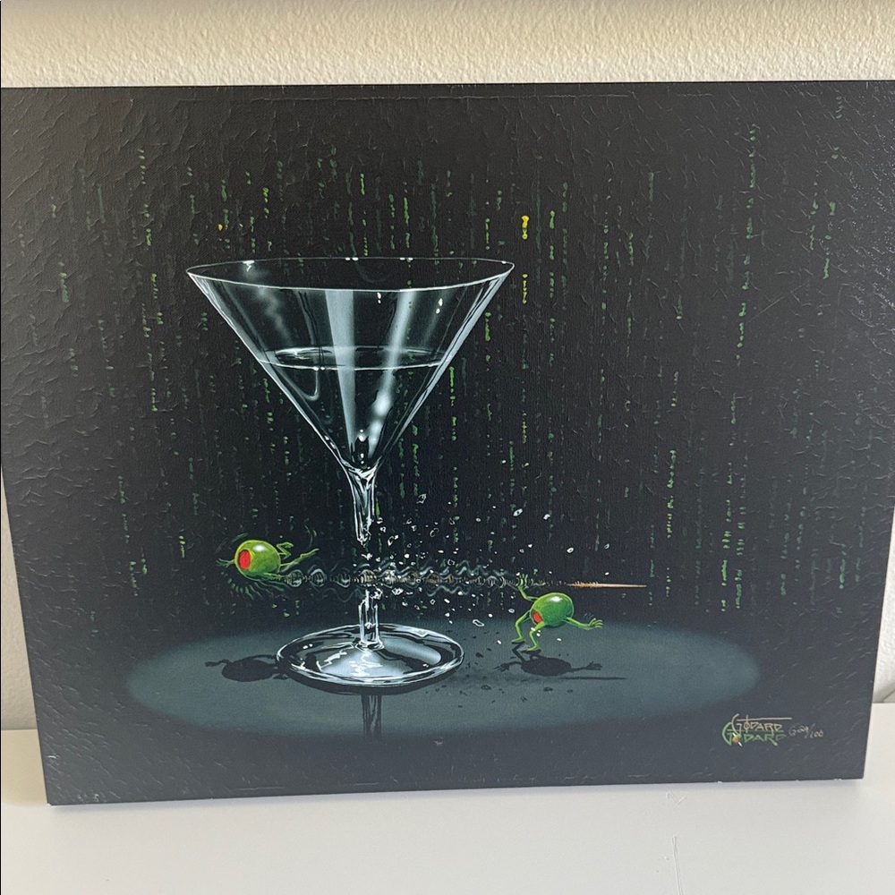 Michael Godard Signed “Matrix Martini”